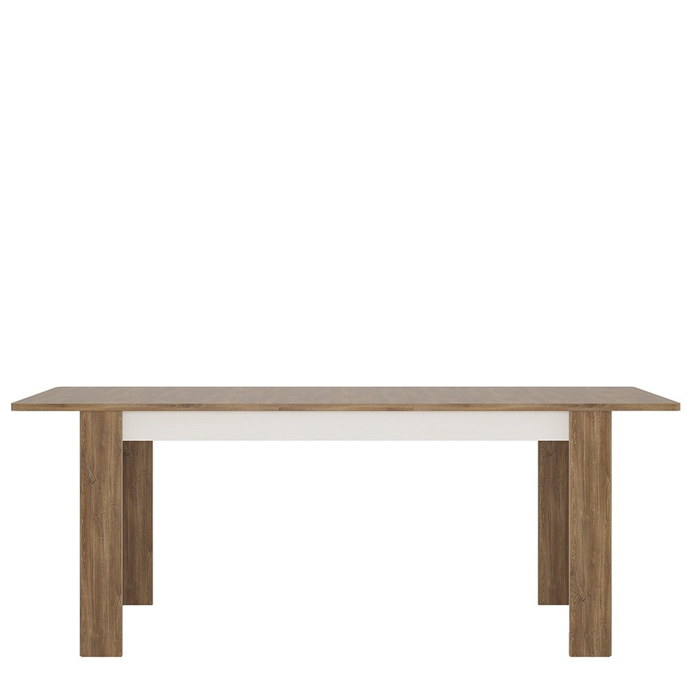 Axton Fordham Extending Dining Table + 6 Milan High Back Chair Dark Brown