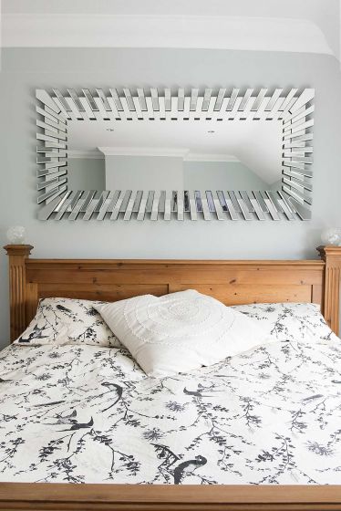 Carrington All Glass Stylised Full Length Dress Mirror 170 x 79 CM