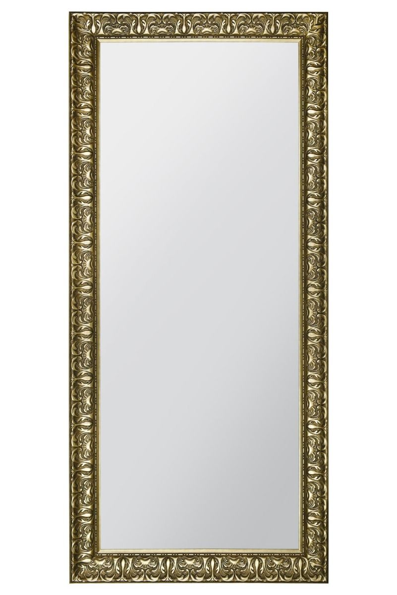Carrington Baroque Champagne Silver Large Ornate Leaner/Wall hanging Mirror 169cm x 76cm