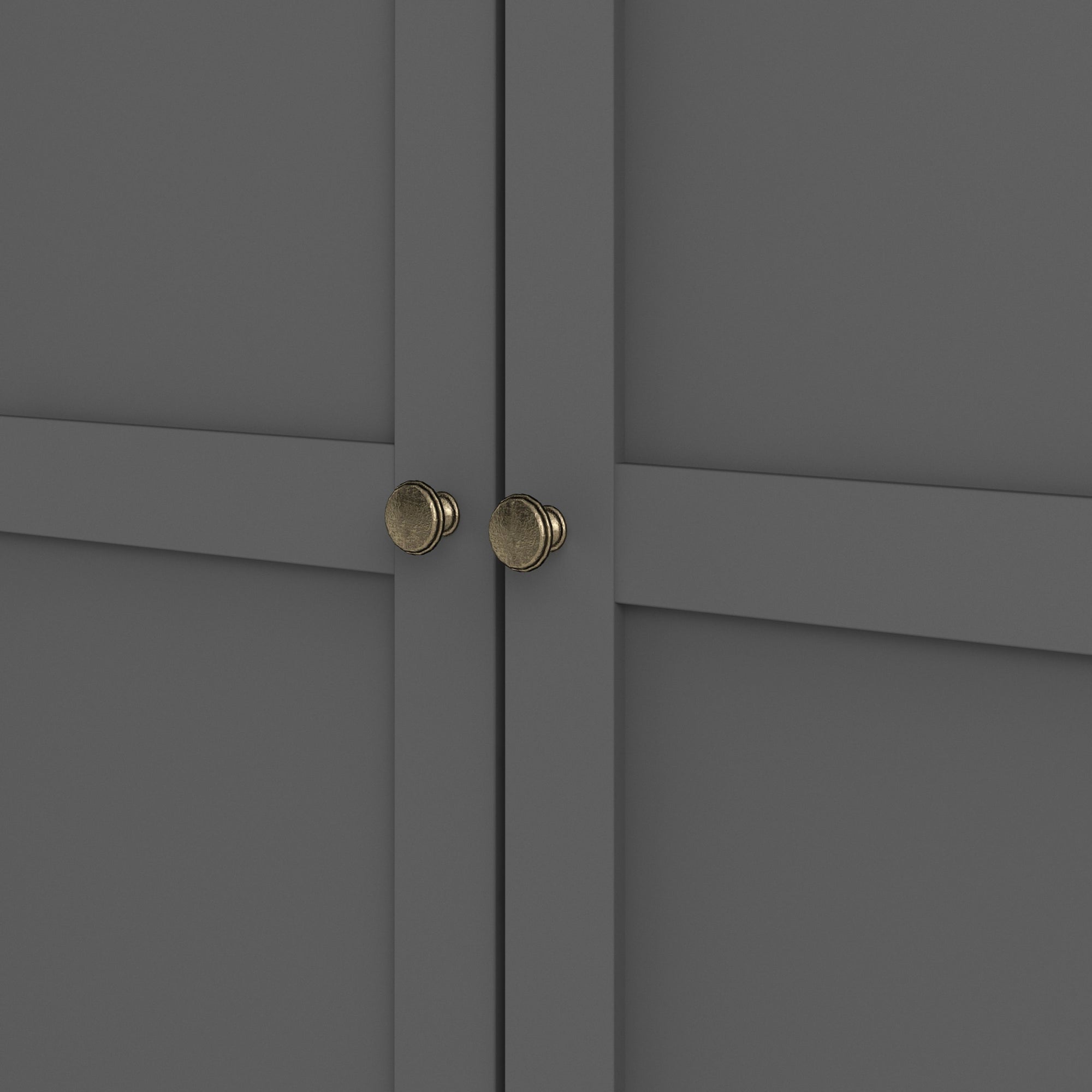 Axton Westchester Wardrobe with 2 Doors in Matt Grey