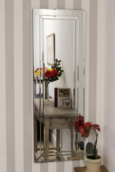 Carrington All Glass Dress Mirror 120 x 40 CM