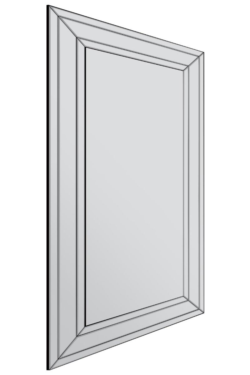 Carrington All Glass Modern Bevelled Full Length Leaner Mirror 174 x 85 CM